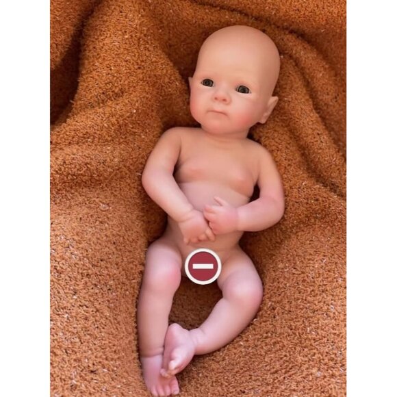🆕13inch Silicone Reborn Baby Girl Realistic Newborn Baby Doll Life Baby Doll - Picture 8 of 10